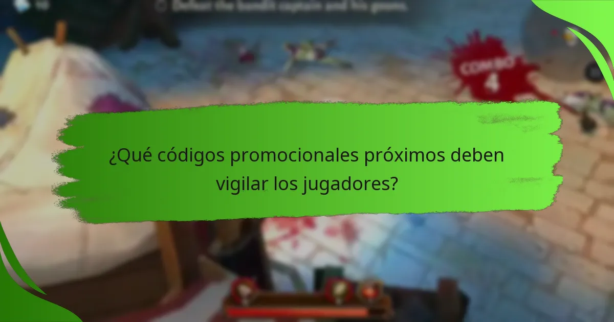 ¿Qué códigos promocionales próximos deben vigilar los jugadores?