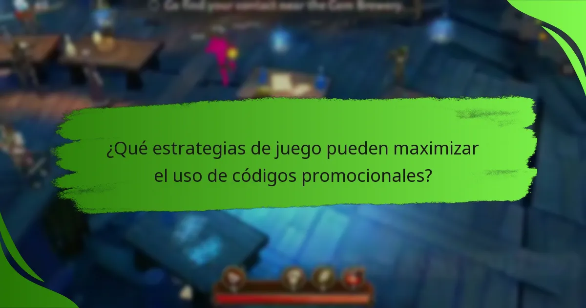 ¿Qué estrategias de juego pueden maximizar el uso de códigos promocionales?